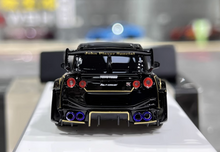 Load image into Gallery viewer, KR 1:64 Black LBWK GTR R35 Cute Q Sports Model Diecast Resin Car New Collection
