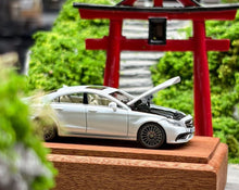 Load image into Gallery viewer, Mortal 1:64 White CLS 63 4 Matic Sedan Sports Model Diecast Metal Car New Collection
