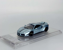 Load image into Gallery viewer, 1:64 Prism Ice Blue 488 Widebody Sports Model Diecast Metal Car New Collection
