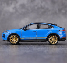 Load image into Gallery viewer, TH 1:64 Blue Cayenne Turbo GT SUV Sports Model Diecast Metal Car New Collection
