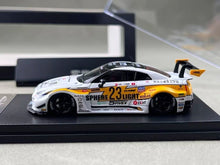 Load image into Gallery viewer, MC 1:64 White GTR R35 LBWK RR #23 Light Sports Model Diecast Metal Car New Collection

