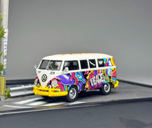 Load image into Gallery viewer, Minigt 1:64 Graffti VW T1 Mini Van Sports Model Diecast Metal Car New Collection
