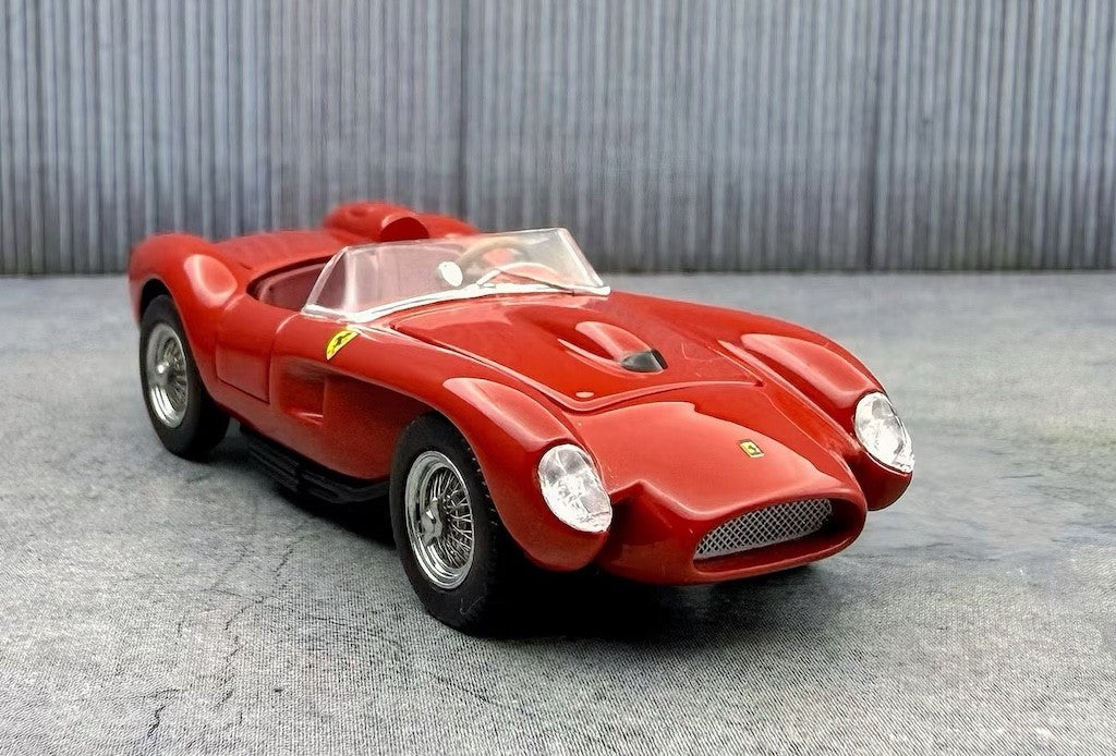 GFCC 1:64 Metallic Red 1957 250TR Testa Rossa Sport Model Diecast Metal Car