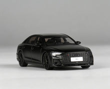 Load image into Gallery viewer, JKM 1:64 Matte Black S8 L D5 Luxury Sedan Sports Model Diecast Metal Car New Collection
