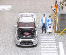 Load image into Gallery viewer, FH 1:64 Silver JDM Skyline GTR R35 Racing Sports Model Diecast Metal Car New Collection
