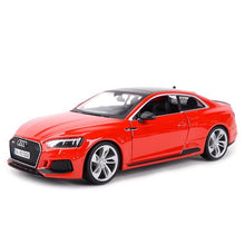 Load image into Gallery viewer, Bburago 1:24 Red RS5 Coupe Racing Sports Model Toy Diecast Metal Car Box BN

