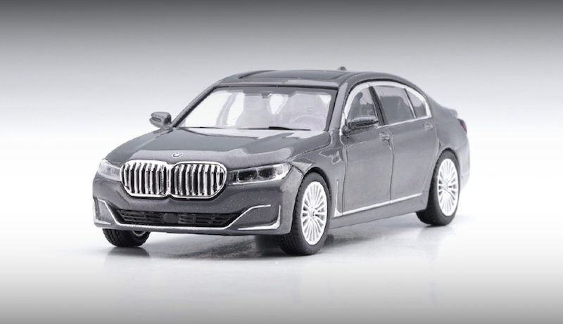 MINIGT 1:64 Grey BMW 750Li Sedan Racing Sport Model Toy Metal Car 515