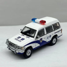 Load image into Gallery viewer, DBGT 1:64 White Police Pajero V31 SUV ORV Sports Model Diecast Metal Car New Collection
