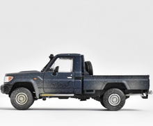 Load image into Gallery viewer, HF 1:64 Blue Military LC79 J70 Single Cab Pickup Model Diecast Metal Car New

