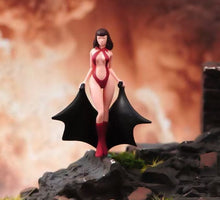 Load image into Gallery viewer, 1:64 Painted Figure Model Miniature Resin Diorama Sand Vampaire Girl Lady Bat
