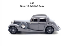 Load image into Gallery viewer, OXFORD 1:43 Grey Jaguar SS Limousine Classic Vintage Model Diecast Metal Car New
