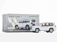 Load image into Gallery viewer, Masdi 1:64 2016 White Land Cruiser LC200 ORV GXR V6 Model Diecast Metal Car
