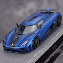 Load image into Gallery viewer, GRYNING 1:64 Matte Blue Agera R Racing Sports Model Diecast Resin Car New Collection
