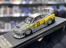 Load image into Gallery viewer, SW 1:64 Varnish Skyline GTR ER34 LBWK #23 Sports Model Diecast Metal Car New Collection
