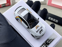 Load image into Gallery viewer, Howie 1:64 White C63s Coupe Safty Sports Model Diecast Metal Car New Collection
