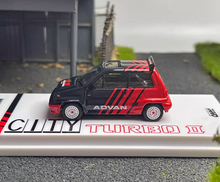 Load image into Gallery viewer, Inno 1:64 Advan City Turbo II Hatchback Bicycle Model Diecast Metal Car New Collection

