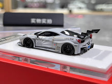 Load image into Gallery viewer, 1:64 Matte Gray 458 GT LB Racing Sports Model Diecast Resin Car BN
