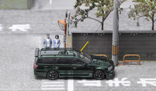 Load image into Gallery viewer, FH 1:64 Dark Green Stagea Wagon Skyline GTR R34 WC34 Model Diecast Metal Car
