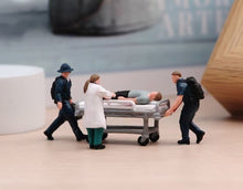 Load image into Gallery viewer, 1:64 Painted Figure Model Miniature Resin Diorama Sand Rescue Medical Personnel
