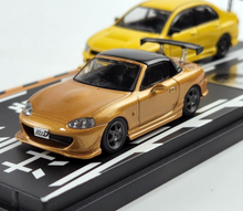 Load image into Gallery viewer, 1:64 JDM Comic Initial D Miata MX5 Evo7 Lancer Model Diecast Metal Car New

