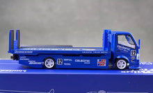 Load image into Gallery viewer, MT 1:64 Blue Calsonic H300 Flatbed Tow Truck Custom Model Diecast Metal Car

