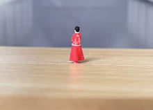 Load image into Gallery viewer, 1:64 Painted Figure Model Miniature Resin Diorama Sand Chinese Style Girl Kid
