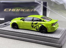 Load image into Gallery viewer, Elite 1:64 Green Charger SRT Engine Sedan Sports Model Diecast Metal Car New Collection
