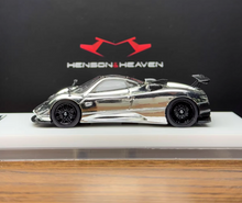 Load image into Gallery viewer, HH 1:64 Plating Silver Zonda Tricolore Sports Model Diecast Metal Car New Collection
