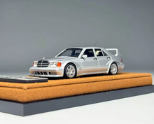 Load image into Gallery viewer, Deepmaker 1:64 Silver 190E EVOII Widebody Sports Model Diecast Resin Car New Collection
