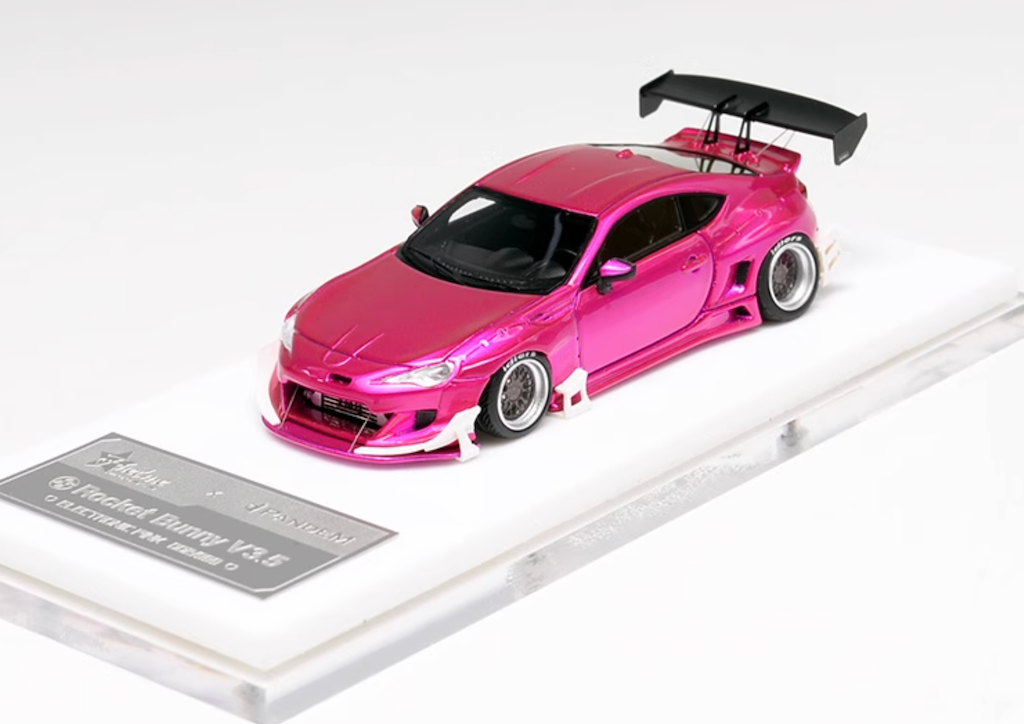 Fuelme 1:64 Pink Pandem 86 Rocket Bunny V3.5 Sport Model Diecast Resin Car New Collection