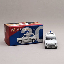 Load image into Gallery viewer, TINY 1:50 UK Police Mini Cooper Vintage Classic Model Toy Metal Car BN
