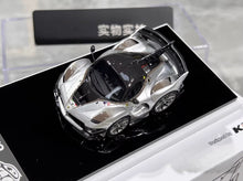 Load image into Gallery viewer, KR 1:64 Silver Fxxk EVO Q Cute Sports Model Diecast Resin Car New Collection
