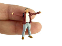 Load image into Gallery viewer, 1:64 Painted Figure Model Miniature Resin Diorama Sand Outdoor Hiking Sport Set
