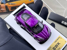 Load image into Gallery viewer, Fine 1:64 Purple C8 LB Widebody Sports Model Diecast Metal Car New Collection
