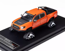 Load image into Gallery viewer, GCD 1:64 Orange Tacoma Pickup Truck Snow Sports Model Diecast Metal Car New Collection

