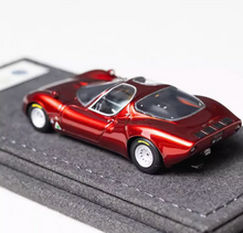 Load image into Gallery viewer, DMH 1:64 Metallic Red Tipo33 Stradale Racing Sport Model Diecast Resin Car New Collection
