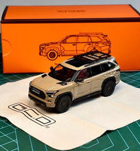 Load image into Gallery viewer, GCD 1:64 Yellow Sequdia TRD Pro SUV ORV Sports Model Diecast Metal Car New Collection
