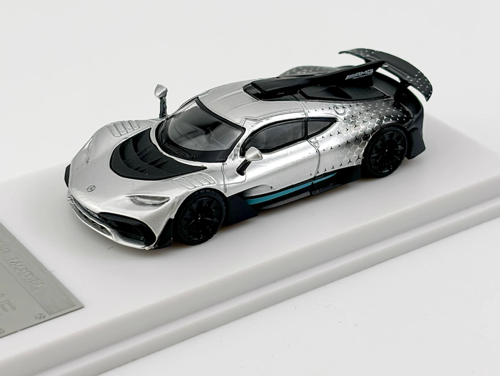 LMLF 1:64 Silver AMG One Super Racing Sports Model Diecast Metal Car New Collection