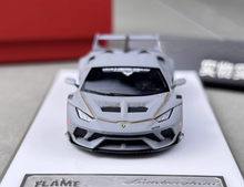 Load image into Gallery viewer, 1:64 Flame Grey Huracan GT LP610 LBWK Racing Sport Model Diecast Resin Car New Collection
