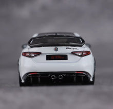 Load image into Gallery viewer, BBR 1:64 White Romeo Giulia GTAm Sedan Sports Model Diecast Metal Car New Collection
