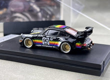 Load image into Gallery viewer, SW 1:64 Black RWB 964 #90 Classic Sports Model Diecast Metal Car New Collection
