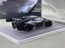 Load image into Gallery viewer, King 1:64 Black Huracan GT Widebody Sports Model Diecast Metal Car New Collection
