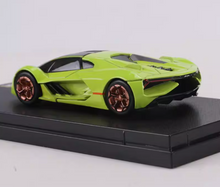 Load image into Gallery viewer, Bburago 1:64 Green Terzo Millennio Sports Model Diecast Metal Car New Collection
