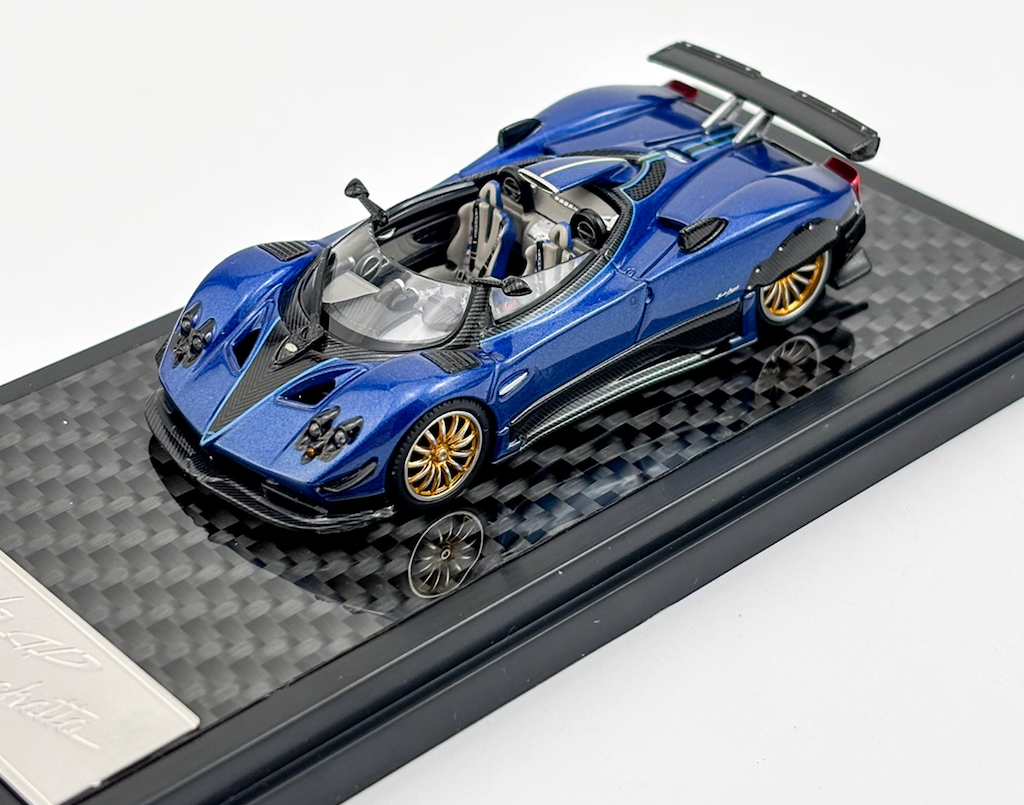 LCD 1:64 Blue Zonda HP Barchetta Sports Model Diecast Metal Car New Collecction