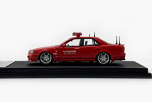 Load image into Gallery viewer, Mortal 1:64 Red Police ER34 SKYLINE 25GT Sports Model Diecast Metal Car New Collection
