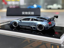 Load image into Gallery viewer, 404Error 1:64 Ice Blue Murcielago LBWK Spoiler Sports Model Diecast Resin Car
