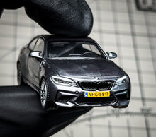 Load image into Gallery viewer, Mortal 1:64 Gray F87 M2 Coupe Sports Model Diecast Metal Car New Collection
