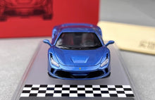 Load image into Gallery viewer, XF 1:64 Blue F8 Tributo Racing Sports Diecast Model Metal CarNew
