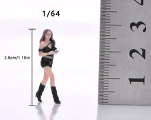 Load image into Gallery viewer, 1:64 Painted Figure Model Miniature Resin Diorama Toy Sand Sexy Walking Beauty
