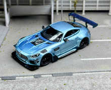 Load image into Gallery viewer, RM 1:64 Blue AMG GTS Widebody Racing Sports Model Diecast Metal Car New Collection
